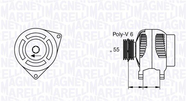 MAGNETI MARELLI Ģenerators 063377429010